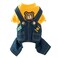 LaidaPets Dog Costume Clothes Cute Denim Overalls for Small Medium Pets Boy Girl Dogs Coats Jeans TShirts Sweatshirts