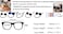 Style Vault G015 Dog Small Breed up to 15lbs Pet Cat Costume Clear Lens Tiny 80s Retro Glasses BlackClear Lens