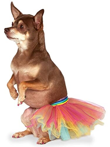 Rubies Pet Costume Tutu Rainbow MediumLarge