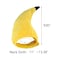 Vehomy Pet Halloween Banana Hat Soft Lightweight Plush Material Adjustable Size for Cats Small Dogs Yellow