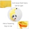 Vehomy Pet Halloween Banana Hat Soft Lightweight Plush Material Adjustable Size for Cats Small Dogs Yellow