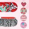 Pistha 4 Pack Adorable Puppy Dog Printed Clothes for Small Dogs Girl Holiday Apparel DressesM