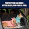 DERPYCHAPPY Premium Dog Towel Robe Dog Bathrobe for Drying Dogs Made in Korea Super Absorbent Quick Adjustable Microfiber Bath Towel for Cats Puppy Robes After Bath Soft Warm Coat PinkS