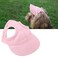Fdit Pet Dog Sun Protection Visor Hat with Adjustable Strap Sport Hat S