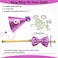 IDOLPET Dog Birthday Party Hat with Bow Tie Wedding Collar Outfit for Medium and Large Dogs Purple