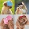 leconpet Mesh Baseball Pet Caps with Ear Holes Adjustable Comfortable Dog Hats for Small Medium and Large Dogs Cat Cap Medium Black