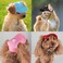 leconpet Mesh Baseball Pet Caps with Ear Holes Adjustable Comfortable Dog Hats for Small Medium and Large Dogs Cat Cap Medium Black