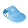 leconpet Mesh Baseball Pet Caps with Ear Holes Adjustable Comfortable Dog Hats for Small Medium and Large Dogs Cat Cap Medium Blue