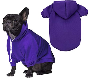 PICKUPIK Blank Dog Sweatshirt Pet Hoodie for Medium Dogs Doggie Clothes