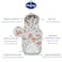 Blueberry Pet Floral Dog Hoodie Rose Print Pullover Sweatshirt for Small Dogs 12 Back Length Lightweight Spring Outfit in Stylish Grey