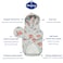 Blueberry Pet Floral Dog Hoodie Rose Print Pullover Sweatshirt for Small Dogs 12 Back Length Lightweight Spring Outfit in Stylish Grey