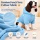Lovelonglong Blank Basic Hoodie Sweatshirt for Dogs 100 Cotton Fits Small Medium Dachshund Large Dog SkyBlue DS