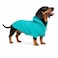 Lovelonglong Blank Basic Hoodie Sweatshirt for Dogs 100 Cotton Fits Small Medium Dachshund Large Dog Turquoise DS