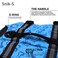 SNIK-S Dog Life Jacket EasyFit Adjustable Belt Pet Saver Swimming Safety Swimsuit Preserver with Reflective Stripes for Doggie S Blue