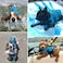SNIK-S Dog Life Jacket EasyFit Adjustable Belt Pet Saver Swimming Safety Swimsuit Preserver with Reflective Stripes for Doggie XS Blue