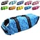 SNIK-S Dog Life Jacket EasyFit Adjustable Belt Pet Saver Swimming Safety Swimsuit Preserver with Reflective Stripes for Doggie XS Blue