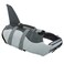 Queenmore Dog Life Jacket Ripstop Shark Dog Safety Vest Adjustable Preserver with High Buoyancy and Durable Rescue Handle for SmallMediumLarge Dogs Grey Shark XSmall