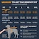 Queenmore Dog Life Jacket Ripstop Shark Dog Safety Vest Adjustable Preserver with High Buoyancy and Durable Rescue Handle for SmallMediumLarge Dogs Grey Shark XSmall