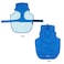 MAMORE Adjustable Waterproof Dog Raincoat for DogsLightweight Pet Rain Jacket Puppy Clothes with Reflective Strip for Small Medium Large Dogs Blue XLarge