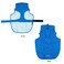 MAMORE Adjustable Waterproof Dog Raincoat for DogsLightweight Pet Rain Jacket Puppy Clothes with Reflective Strip for Small Medium Large Dogs Blue XLarge