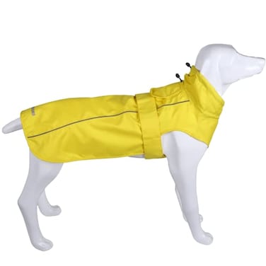 MAMORE Adjustable Waterproof Dog Raincoat for DogsLightweight Pet Rain Jacket Puppy Clothes with Reflective Strip for Small Medium Large Dogs Yellow XXLarge