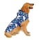 HDE Reversible Hooded Dog Raincoat Slicker Poncho for Small Medium Large Dogs Sharks XL Nylon Polyester