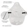 Kurgo Halifax Rain Shell Dog Raincoat Waterproof Rain Jacket for Dogs Pet Poncho Reflective Leash Opening Quick Release Buckles Stormy White Medium