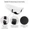 Kurgo Halifax Rain Shell Dog Raincoat Waterproof Rain Jacket for Dogs Pet Poncho Reflective Leash Opening Quick Release Buckles Stormy White Medium