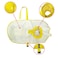 Mikayoo Large Dog Raincoat Adjustable Pet Waterproof Clothes Lightweight Rain Jacket Poncho Hoodies with Strip ReflectiveYellowM