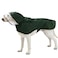 Petsyards Raincoat Packable Hooded Dog Rain Jacket Reflective Strips Lightweight Adjustable Poncho for Small Medium Large Dogs Army GreenXS Back11 Inches