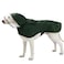 Petsyards Raincoat Packable Hooded Dog Rain Jacket Reflective Strips Lightweight Adjustable Poncho for Small Medium Large Dogs Army GreenXS Back11 Inches