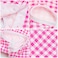 Kukaster Pet Dogs Recovery Suit Post Surgery Shirt for Puppy Wound Protective Clothes for Little AnimalsPink White Plaidm