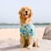 Harikaji Dog Hawaiian Shirt Summer Pet Clothes Large Dog Cool Costume Beach TShirt for Medium Large DogBlue3XL