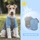 KYEESE 2 Pack Dog Shirts with Sleeves Lightweight Sun Protection Quick Dry TShirts for Small Dogs with Sensitive Skin Soft Breathable Summer Clothes Reflective for Night Walks Blue Grey M