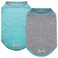 KYEESE 2 Pack Sun Protection Dog Shirts Quick Dry Soft Stretchy Dog TShirts with Reflective Label Tank Top Sleeveless Vest Pet Clothes for Small Pet Large GreyBlue