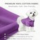 Lovelonglong lovelonglong Basic Dog Polo Shirts Premium Cotton Polo TShirts for Large Medium Small Dogs with a TwoButton Collar Blank Color Violet M