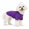 Lovelonglong Pet Clothing Dog Costumes Basic Blank TShirt Tee Shirts for Small Dogs Purple XS