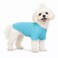 Lovelonglong Pet Clothing Dog Costumes Basic Blank TShirt Tee Shirts for Small Dogs Turquoise M