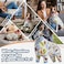 LovinPet Large Dog Pajamas Dinosaur Print Style UV Protection Post Surgery Anxiety Relief Pet Pajamas for Dogs Light Weight Big Dog Pullover Full Coverage Pitbull Types PJs M