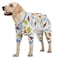 LovinPet Large Dog Pajamas Dinosaur Print Style UV Protection Post Surgery Anxiety Relief Pet Pajamas for Dogs Light Weight Big Dog Pullover Full Coverage Pitbull Types PJs M