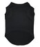 Petitebella Plain Cotton Black Puppy Dog Shirt Black Small