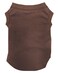 Petitebella Plain Cotton Brown Puppy Dog Shirt Brown Medium