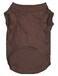 Petitebella Plain Cotton Brown Puppy Dog Shirt Brown Medium