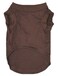 Petitebella Plain Cotton Brown Puppy Dog Shirt Brown Medium