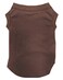 Petitebella Plain Cotton Brown Puppy Dog Shirt Brown Medium