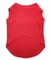 Petitebella Plain Cotton Red Puppy Dog Shirt Red Small