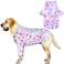 PriPre Dog Cute Blue Unicorn T Shirts Doughnut Pattern Printed Pet Shirt Softable Pajamas for Large Dog XLUnicorn