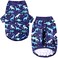 PriPre Dog Navy T Shirts with Universe Dinosaur Pattern Printed Pet Shirt Softable Pajamas for Large Dogs XXL Navy
