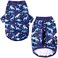PriPre Dog Navy T Shirts with Universe Dinosaur Pattern Printed Pet Shirt Softable Pajamas for Large Dogs XXL Navy