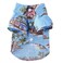 Tangpan Hawaiian Beach Coconut Tree Print Dog Shirt Summer Camp Shirt Clothes XS10 Light Blue